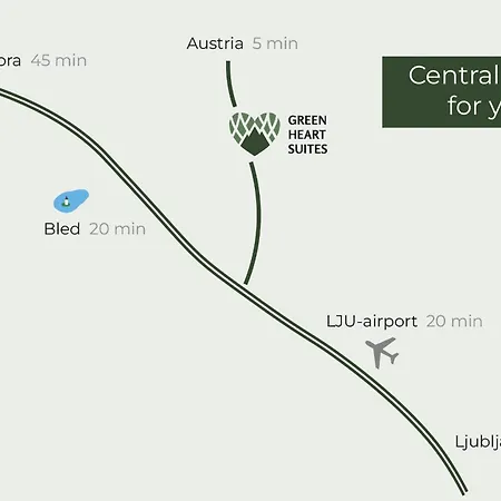 Heart Apartman Podljubelj